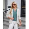imageBlooming Jelly Womens Dressy Casual Blouses Business Work Tops Short Sleeve V Neck Pleated T Shirts 2024 Summer OutfitsTurquoise