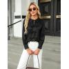 imageBlooming Jelly Womens Dressy Casual Blouses Business Work Tops Tie Front Long Sleeve Shirts 2025 Fall OutfitsBlack
