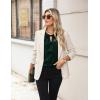 imageBlooming Jelly Womens Dressy Casual Blouses Business Work Tops Tie Front Long Sleeve Shirts 2025 Fall OutfitsDark Green