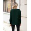 imageBlooming Jelly Womens Dressy Casual Blouses Business Work Tops Tie Front Long Sleeve Shirts 2025 Fall OutfitsDark Green