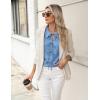 imageBlooming Jelly Womens Dressy Casual Blouses Business Work Tops Tie Front Long Sleeve Shirts 2025 Fall OutfitsGrey Blue