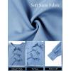imageBlooming Jelly Womens Dressy Casual Blouses Business Work Tops Tie Front Long Sleeve Shirts 2025 Fall OutfitsGrey Blue