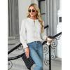 imageBlooming Jelly Womens Dressy Casual Blouses Business Work Tops Tie Front Long Sleeve Shirts 2025 Fall OutfitsWhite