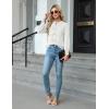 imageBlooming Jelly Womens Dressy Casual Blouses Business Work Tops Tie Front Long Sleeve Shirts 2025 Fall OutfitsWhite