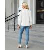 imageBlooming Jelly Womens Dressy Casual Blouses Business Work Tops Tie Front Long Sleeve Shirts 2025 Fall OutfitsWhite