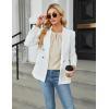 imageBlooming Jelly Womens Dressy Casual Blouses Satin Long Sleeve Shirts Pleated Business Tops Trendy Fall OutfitsApricot