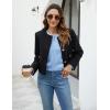 imageBlooming Jelly Womens Dressy Casual Blouses Satin Long Sleeve Shirts Pleated Business Tops Trendy Fall OutfitsBlue