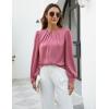 imageBlooming Jelly Womens Dressy Casual Blouses Satin Long Sleeve Shirts Pleated Business Tops Trendy Fall OutfitsDusty Pink