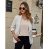 imageBlooming Jelly Womens Dressy Casual Long Sleeve Top V Neck Work Blouse Scalloped Business Shirts Fall Clothes 2024Beige
