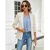 imageBlooming Jelly Womens Dressy Casual Shirts Short Sleeve V Neck Work Blouse Business Casual Summer Tops 2025Haze Blue