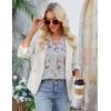 imageBlooming Jelly Womens Dressy Casual Shirts Short Sleeve V Neck Work Blouse Business Casual Summer Tops 2025Pink Floral