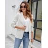 imageBlooming Jelly Womens Dressy Casual Shirts Short Sleeve V Neck Work Blouse Business Casual Summer Tops 2025White