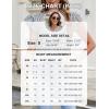 imageBlooming Jelly Womens Dressy Casual Shirts Short Sleeve V Neck Work Blouse Business Casual Summer Tops 2025White Stripe