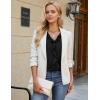 imageBlooming Jelly Womens Dressy Casual Tops Business Work Blouse Ruffle V Neck Long Sleeve Shirts Fall Fashion 2024Black