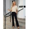 imageBlooming Jelly Womens Dressy Tops Business Casual Blouses Summer Button Down Work Shirts 2025Apricot