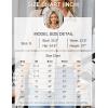 imageBlooming Jelly Womens Long Sleeve Button Down Shirts V Neck Dressy Casual Tops Collared Blouse Fall Clothes 2024Beige