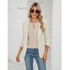 imageBlooming Jelly Womens Long Sleeve Dressy Casual Top V Neck Puff Sleeve Shirt Keyhole Blouse 2025Beige Woven