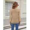 imageBlooming Jelly Womens Long Sleeve Dressy Casual Top V Neck Puff Sleeve Shirt Keyhole Blouse 2025Brown