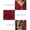 imageBlooming Jelly Womens Long Sleeve Sweater Dress Sexy V Neck Bodycon Mini Fall Dress Trendy Ribbed Knit Ladies Winter SweaterBurgundy