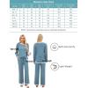 imageBlooming Jelly Womens Lounge Sets 2 Piece Fall Travel Outfits Sweater Knit Matching Sets Airport LoungewearBlue