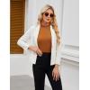 imageBlooming Jelly Womens Mock Neck Tops Keyhole Dressy Casual Blouses Polka Dot Long Sleeve Fall Outfits 2025Yellow