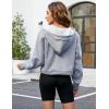 imageBlooming Jelly Womens Oversized Quarter Zip Cute Sweatshirt Lapel Cozy Fleece Trendy Thumb Hole PulloverGrey03