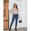 imageBlooming Jelly Womens Pullover Sweater Knit LongSleeve VNeck Collared ButtonUp TopsApricot