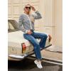imageBlooming Jelly Womens Striped Cardigan Sweaters Dressy Casual Chunky Knit Coats 2024 Trendy Fall OutfitsWhite