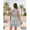 imageBlooming Jelly Womens Swimsuit Coverup Swimwear Bathing Suit Cover Up Floral Lace Boho Beach Dress with PocketsBlack
