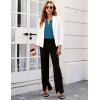 imageBlooming Jelly Womens Tops Dressy Casual Long Sleeve Shirts V Neck Chiffon Blouses Fall Clothes 2024Dark Cyan