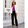 imageBlooming Jelly Womens Tops Dressy Casual Long Sleeve Shirts V Neck Chiffon Blouses Fall Clothes 2024Fuchsia