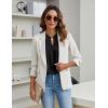 imageBlooming Jelly Womens Tunic Tops Summer Dressy Casual Blouses Business Outfits Plus Size Cap Sleeve Pleated ShirtsBlack