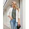 imageBlooming Jelly Womens Waffle Knit Long Sleeve Top Dressy Business Casual Blouse Lace Sleeve Shirts Fall Clothes 2024Army Green