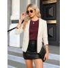 imageBlooming Jelly Womens Waffle Knit Long Sleeve Top Dressy Business Casual Blouse Lace Sleeve Shirts Fall Clothes 2024Wine Red