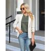 imageBlooming Jelly Womens Waffle Knit Tops Dressy Business Casual Blouses Lace Long Sleeve Work Shirts Fall ClothesArmy Green
