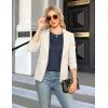 imageBlooming Jelly Womens Waffle Knit Tops Dressy Business Casual Blouses Lace Long Sleeve Work Shirts Fall ClothesDark Blue