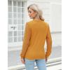 imageBlooming Jelly Womens Waffle Knit Tops Dressy Business Casual Blouses Lace Long Sleeve Work Shirts Fall ClothesGinger