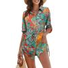 Print Multicolor Leaf