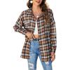 Brown and White Plaid