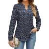 Long Sleeve Black Daisy Floral Print