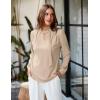 imageBlooming Jelly Womens Business Casual Tops Elegant Tie Neck Long Sleeve Dressy Fall Blouses 2024 Ladies Trendy Work ShirtsApricot