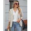 imageBlooming Jelly Womens Dressy Casual Blouse Short Puff Sleeve V Neck Lace Tops Summer Trendy Cute Ladies Business Work ShirtWhite
