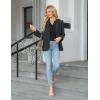 imageBlooming Jelly Womens Dressy Casual Tops Business Work Blouses Bell Short Sleeve Button Down Shirts 2025 Summer OutfitsBlack