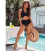 imageBlooming Jelly Womens Tummy Control Bathing Suits Modest High Waisted Bikini Sets Cute Halter 2 Piece Swim Suit 2025Black