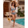imageBlooming Jelly Womens Tummy Control Bathing Suits Modest High Waisted Bikini Sets Cute Halter 2 Piece Swim Suit 2025Black Gingham