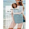 imageBlooming Jelly Women One Piece Swim Dress Tummy Control Swimsuits Slimming Color Block Drawstring Bathing SuitArmy Green