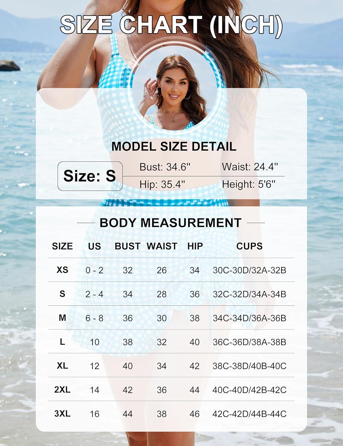 imageBlooming Jelly Womens High Waisted Bikini Sets Tummy Control Swim Skirt Two Piece Swim Suit 2025 Retro SwimsuitBlue Green Mesh