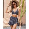 imageBlooming Jelly Womens High Waisted Bikini Sets Tummy Control Swim Skirt Two Piece Swim Suit 2025 Retro SwimsuitPolka Dot