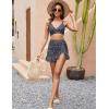 imageBlooming Jelly Womens High Waisted Bikini Sets Tummy Control Swim Skirt Two Piece Swim Suit 2025 Retro SwimsuitPolka Dot
