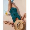imageBlooming Jelly Womens Tummy Control Swimsuits Slimming Cute One Piece Bathing Suit Ruffle V Neck SwimwearDarkcyan